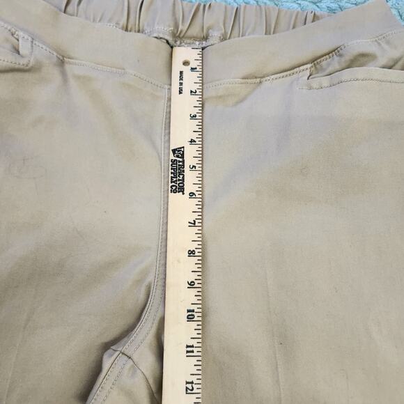 CATHERINES SUPREMA Pants Pull-on Size OX 14/ 16 Stretch Khaki Beige - Picture 10 of 12